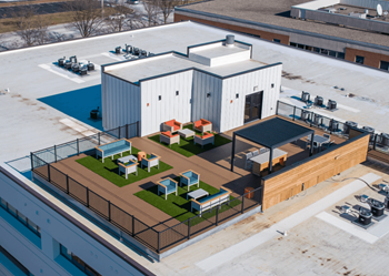 Rooftop lounge